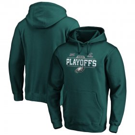 Wholesale Cheap Philadelphia Eagles 2019 NFL Playoffs Bound Chip Shot Pullover Hoodie Midnight Green