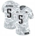 Cheap Women's New England Patriots #5 Jabrill Peppers 2024 F.U.S.E Arctic Camo Salute To Service Limited Stitched Jersey(Run Small)