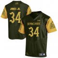 Wholesale Cheap Notre Dame Fighting Irish 34 Tony Jones Jr. Olive Green College Football Jersey