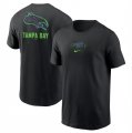 Cheap Men's Tampa Bay Rays Black 2024 City Connect Graphic T-Shirt