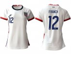 Wholesale Cheap Women 2020-2021 Season National Team America home aaa 12 white Soccer Jerseys1