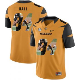 Wholesale Cheap Missouri Tigers 84 Emanuel Hall Gold Nike Fashion College Football Jersey