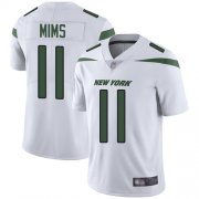 Wholesale Cheap Nike Jets #11 Denzel Mim White Youth Stitched NFL Vapor Untouchable Limited Jersey