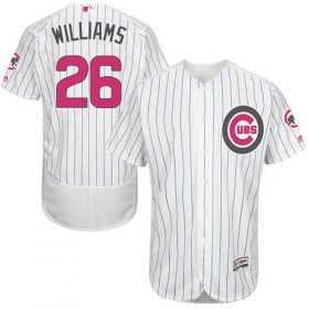 Wholesale Cheap Cubs #26 Billy Williams White(Blue Strip) Flexbase Authentic Collection Mother\'s Day Stitched MLB Jersey