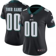 Wholesale Cheap Nike Philadelphia Eagles Customized Black Alternate Stitched Vapor Untouchable Limited Women's NFL Jersey