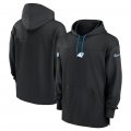 Cheap Men's Carolina Panthers Black Performance Pullover Hoodie