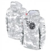 Men's Tennessee Titans 2024 Arctic Camo Salute To Service Club Fleece Pullover Hoodie