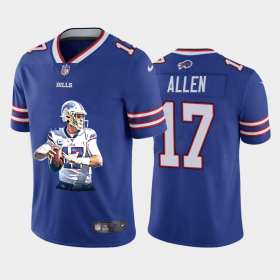 Wholesale Cheap Men\'s Buffalo Bills #17 Josh Allen Royal Blue Player Portrait Edition 2020 Vapor Untouchable Stitched NFL Nike Limited Jersey1