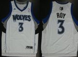 Wholesale Cheap Minnesota Timberwolves #3 Brandon Roy Revolution 30 Swingman White Jersey