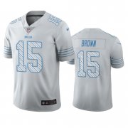 Wholesale Cheap Buffalo Bills #15 John Brown White Vapor Limited City Edition NFL Jersey