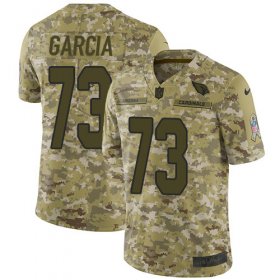 Wholesale Cheap Nike Cardinals #73 Max Garcia Camo Youth Stitched NFL Limited 2018 Salute To Service Jersey