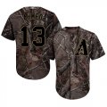 Wholesale Cheap Diamondbacks #13 Nick Ahmed Camo Realtree Collection Cool Base Stitched MLB Jersey