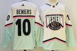 Wholesale Cheap Men's Seattle Kraken #10 Matty Beniers 2023 White All-Star Game Stitched Jersey