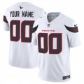 Cheap Men's Houston Texans Active Player Custom White 2024 Vapor F.U.S.E. Limited Football Stitched Jersey