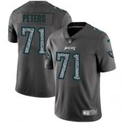 Wholesale Cheap Nike Eagles #71 Jason Peters Gray Static Men's Stitched NFL Vapor Untouchable Limited Jersey