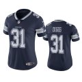 Wholesale Cheap Women's Dallas Cowboys #31 Trevon Diggs Navy Vapor Untouchable Limited Jersey