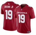 Cheap Men's Arizona Cardinals #19 Anthony Brown JR Red 2024 F.U.S.E. Vapor Untouchable Limited Stitched