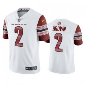 Wholesale Cheap Men\'s Washington Commanders #2 Dyami Brown White Vapor Untouchable Stitched Football Jersey