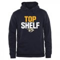 Wholesale Cheap Nashville Predators Top Shelf Pullover Hoodie Navy