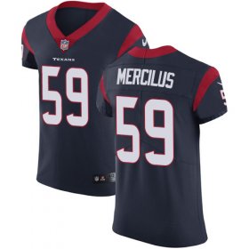 Wholesale Cheap Nike Texans #59 Whitney Mercilus Navy Blue Team Color Men\'s Stitched NFL Vapor Untouchable Elite Jersey