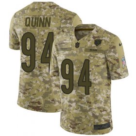 Wholesale Cheap Nike Bears #94 Robert Quinn Camo Men\'s Stitched NFL Limited 2018 Salute To Service Jersey