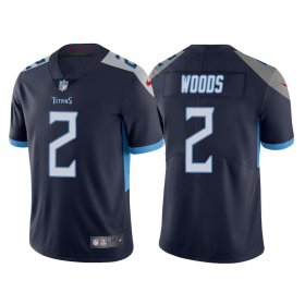 Wholesale Cheap Men\'s Tennessee Titans #2 Robert Woods Navy Vapor Untouchable Stitched Jersey