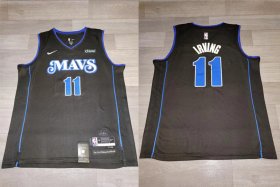 Cheap Mavericks 11 Kyrie Irving Black Nike 2023-24 City Edition Swingman Jersey