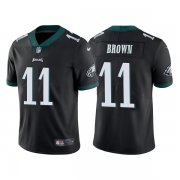 Wholesale Cheap Youth Philadelphia Eagles #11 A. J. Brown Black Vapor Untouchable Limited Stitched Football Jersey