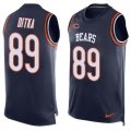 Wholesale Cheap Nike Bears #89 Mike Ditka Navy Blue Team Color Men's Stitched NFL Limited Tank Top Jersey