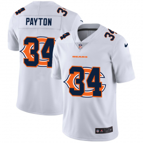 Wholesale Cheap Chicago Bears #34 Walter Payton White Men\'s Nike Team Logo Dual Overlap Limited NFL Jersey