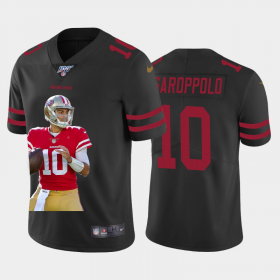 Cheap San Francisco 49ers #10 Jimmy Garoppolo Nike Team Hero 1 Vapor Limited NFL 100 Jersey Black