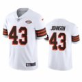 Wholesale Cheap Cleveland Browns 43 John Johnson Nike 1946 Collection Alternate Vapor Limited NFL Jersey White