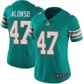 Wholesale Cheap Nike Dolphins #47 Kiko Alonso Aqua Green Alternate Women's Stitched NFL Vapor Untouchable Limited Jersey