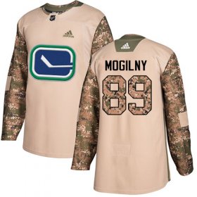 Wholesale Cheap Adidas Canucks #89 Alexander Mogilny Camo Authentic 2017 Veterans Day Youth Stitched NHL Jersey