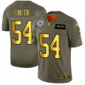 Wholesale Cheap Dallas Cowboys #54 Jaylon Smith NFL Men's Nike Olive Gold 2019 Salute to Service Limited Jersey