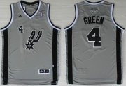 Wholesale Cheap San Antonio Spurs #4 Danny Green Revolution 30 Swingman Gray Jersey