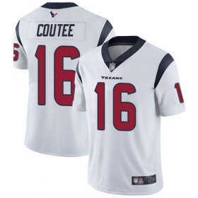 Wholesale Cheap Nike Texans #16 Keke Coutee White Men\'s Stitched NFL Vapor Untouchable Limited Jersey