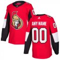 Wholesale Cheap Men's Adidas Senators Personalized Authentic Red Home NHL Jersey