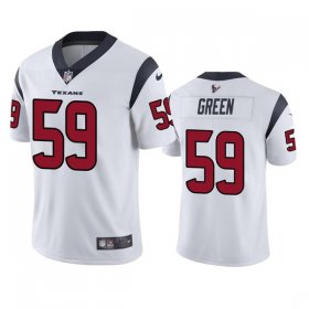 Wholesale Cheap Men\'s Houston Texans #59 Kenyon Green White Vapor Untouchable Limited Stitched Jersey