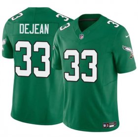 Cheap Men\'s Philadelphia Eagles #33 Cooper DeJean Green 2024 Draft F.U.S.E. Vapor Untouchable Throwback Limited Football Stitched Jersey