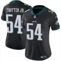 Cheap Women's Philadelphia Eagles #54 Jeremiah Trotter Jr Black 2024 Draft Vapor Untouchable Limited Football Stitched Jersey(Run Small)