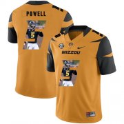 Wholesale Cheap Missouri Tigers 5 Taylor Powell Gold Nike Fashion College Football Jersey