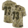 Wholesale Cheap Nike Dolphins #73 Austin Jackson Camo Men's Stitched NFL Limited 2018 Salute To Service Jersey