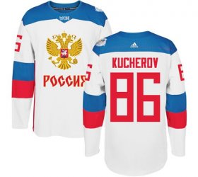 Wholesale Cheap Team Russia #86 Nikita Kucherov White 2016 World Cup Stitched NHL Jersey