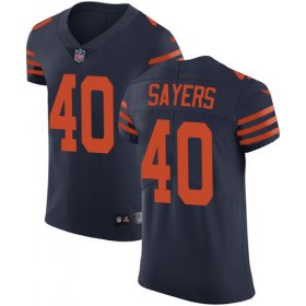 Wholesale Cheap Nike Bears #40 Gale Sayers Navy Blue Alternate Men\'s Stitched NFL Vapor Untouchable Elite Jersey