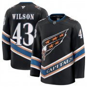 Cheap Men's Washington Capitals #43 Tom Wilson Black 2024-25 Alternate Stitched Hockey Jersey