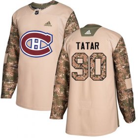 Wholesale Cheap Adidas Canadiens #90 Tomas Tatar Camo Authentic 2017 Veterans Day Stitched NHL Jersey