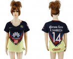 Wholesale Cheap Women's America #14 R.Sambueza Home Soccer Club Jersey