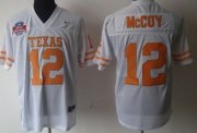 Wholesale Cheap Texas Longhorns #12 Colt McCoy White Jersey