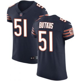 Wholesale Cheap Nike Bears #51 Dick Butkus Navy Blue Team Color Men\'s Stitched NFL Vapor Untouchable Elite Jersey